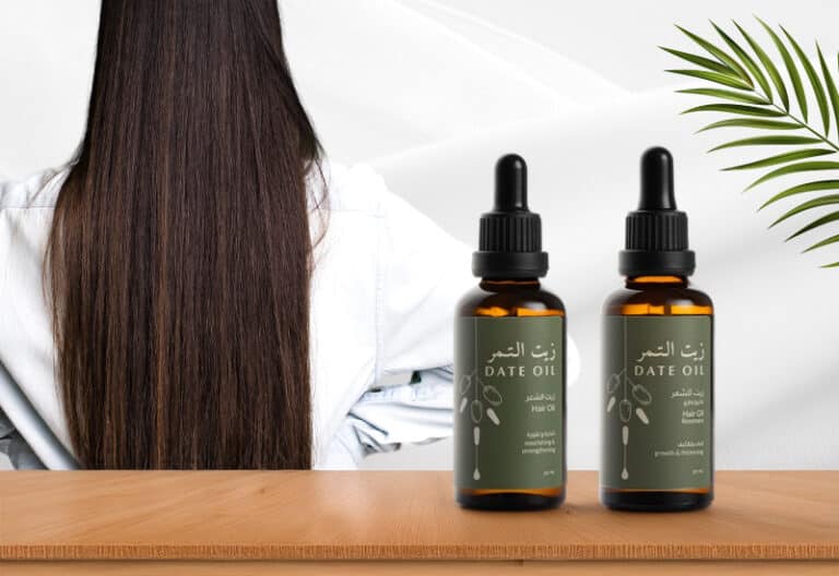 زيت نواة التمر لتكثيف الشعر